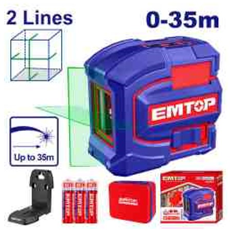 Self-Leveling Green Line Laser 35m Range ±1.5mm@7m with Magnetic Bracket